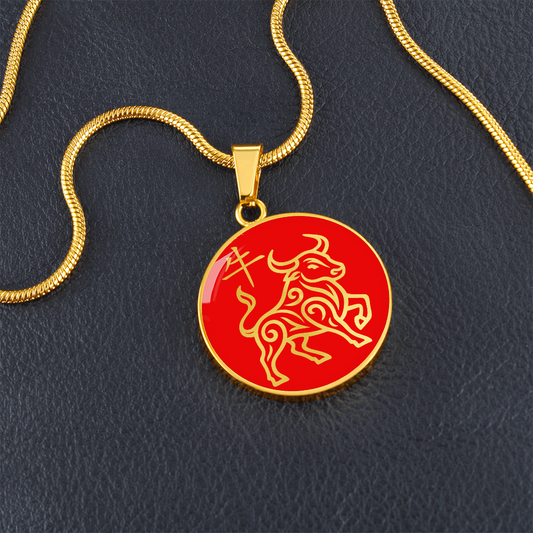 Year of the Fire Ox Necklace