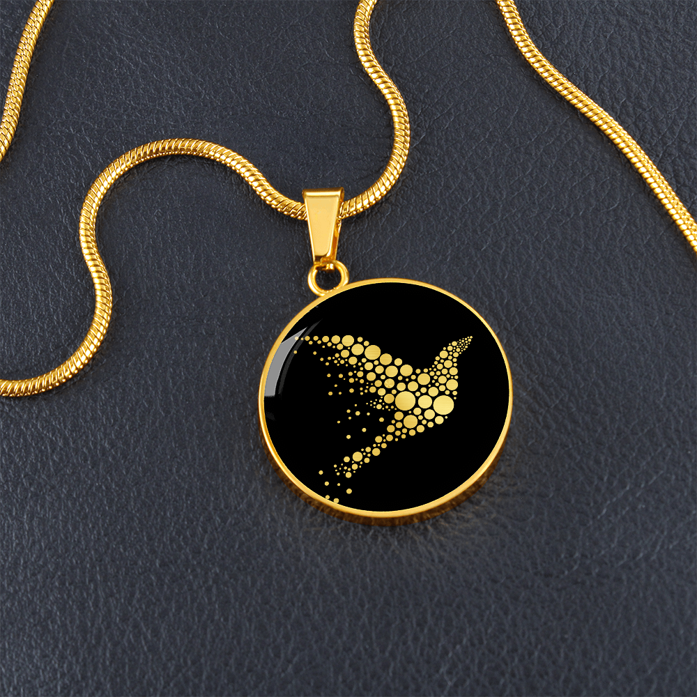 Dot Day Bird Necklace