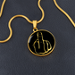 Middle Finger Necklace