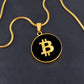 Bitcoin logo Necklace