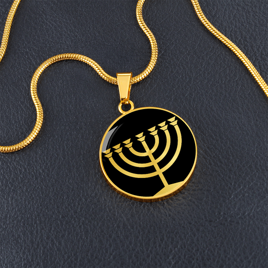 Menorah Necklace