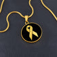 Childhood cancer awareness Necklace