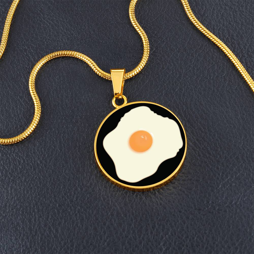 Fried Egg Necklace