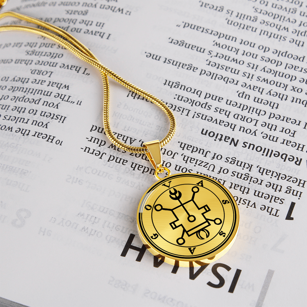 Vassago Sigil Necklace