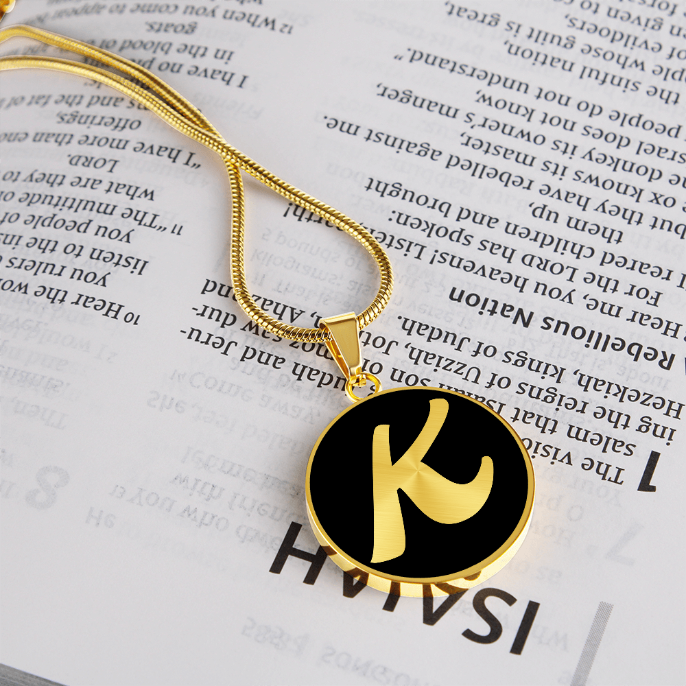 Letter K Necklace