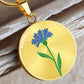 Cornflower Necklace