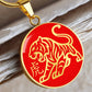 Year of the Fire Tiger Necklace