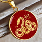 Year of the Fire Snake Necklace