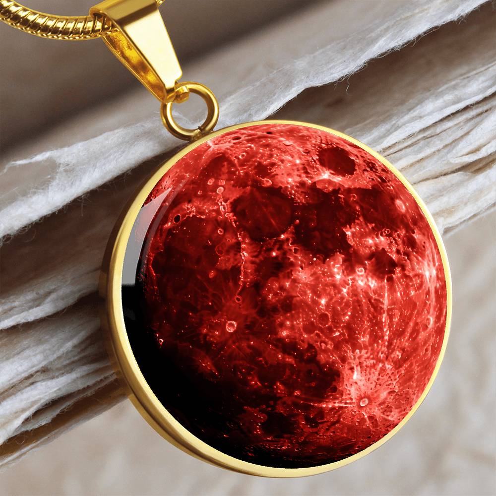 Red Moon Necklace