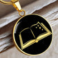 Open Book Necklace