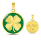 St. Patrick's Day Clover Necklace