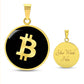 Bitcoin logo Necklace