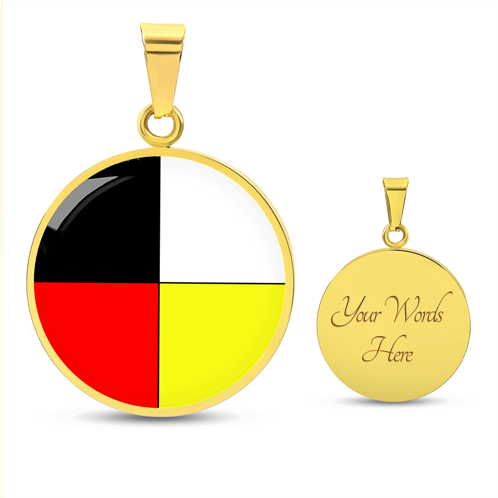 Medicine Wheel Rotated Necklace