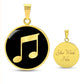 Musical Note Necklace