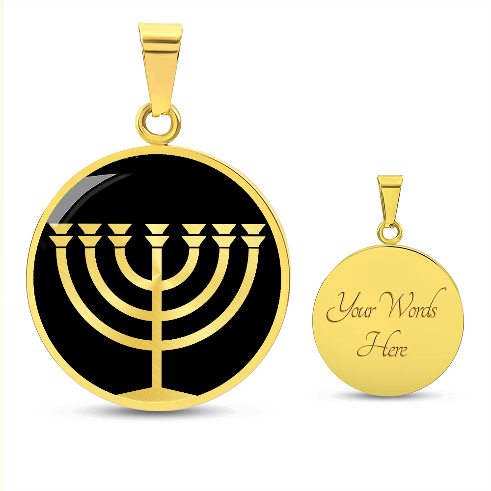 Menorah Necklace