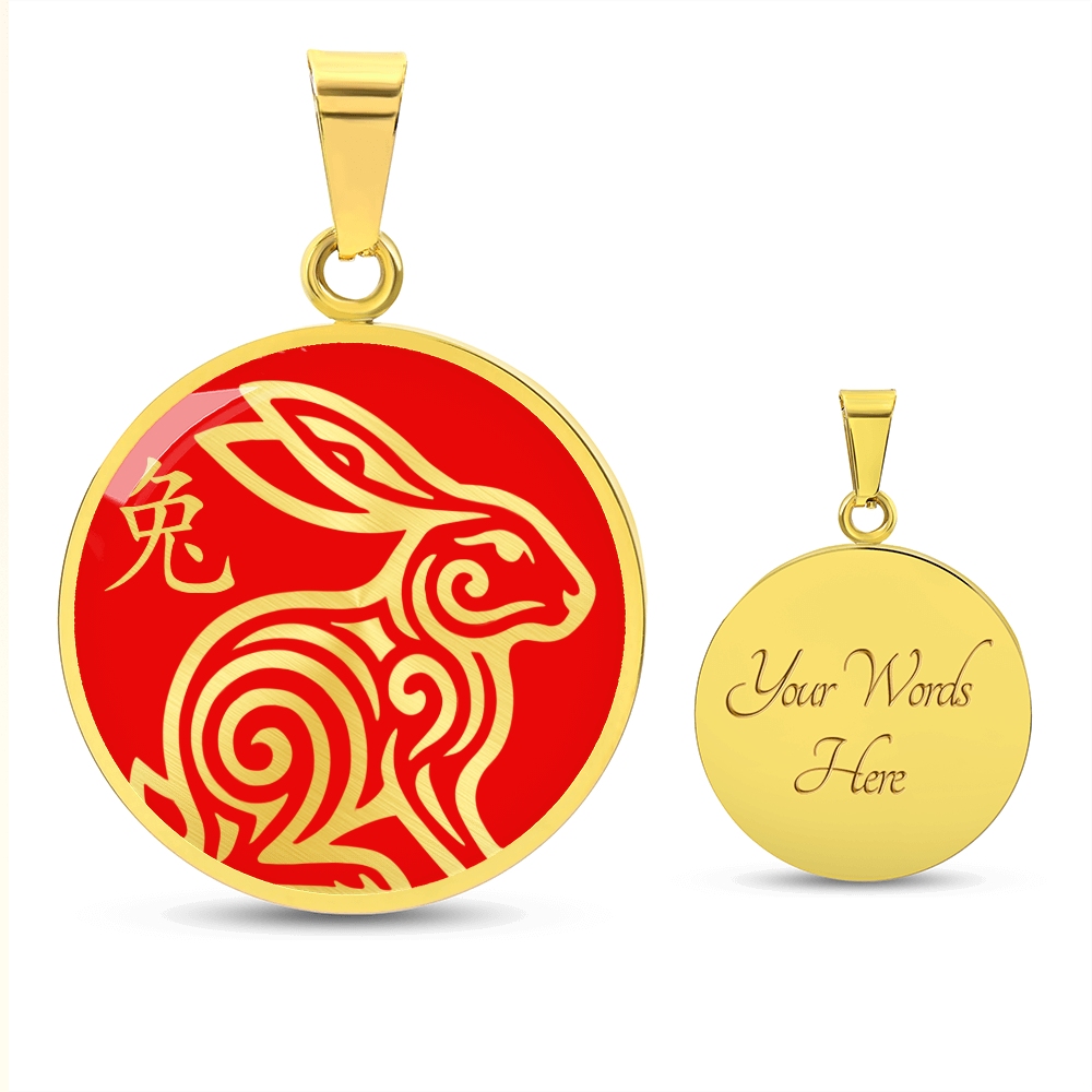 Year of the Fire Rabbit Necklace