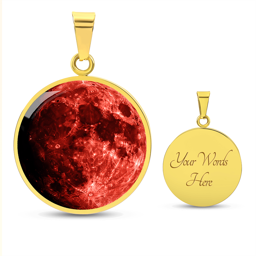 Red Moon Necklace