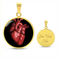 Anatomical heart Necklace