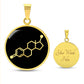 Estrogen Molecule Necklace