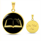 Open Book Necklace