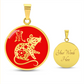 Year of the Fire Rat Necklace