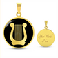 Lyre Necklace
