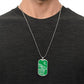 Year of the Wood Rabbit Dog Tag Necklace