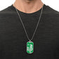 Year of the Wood Rooster Dog Tag Necklace