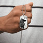 Year of the Metal Dog Dog Tag Necklace