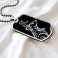 Year of the Water Rat Dog Tag Necklace