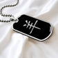 Year of the Water Goat Dog Tag Necklace