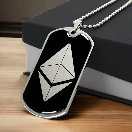 Ethereum Dog Tag Necklace