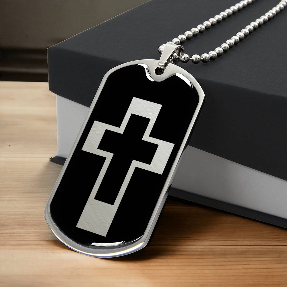 Double Cross Necklace