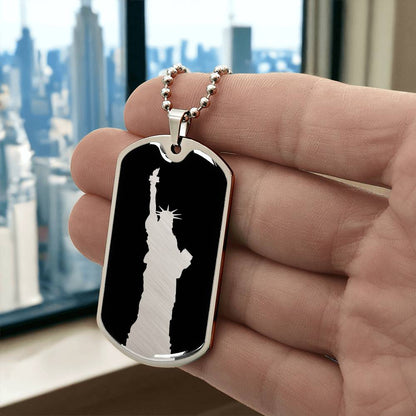 Statue of Liberty Dog Tag