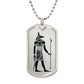 Anubis Dog Tag Necklace