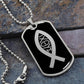 Ichthys Dog Tag Necklace