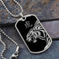 Year of the Water Tiger Dog Tag Necklace