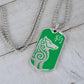 Year of the Wood Dog Dog Tag Necklace