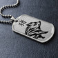 Year of the Metal Pig Dog Tag Necklace