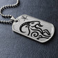 Year of the Metal Goat Dog Tag Necklace