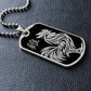 Year of the Water Rooster Dog Tag Necklace