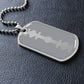 Razor Tag Necklace