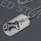 Year of the Metal Rat Dog Tag Necklace