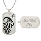 Year of the Metal Goat Dog Tag Necklace