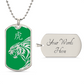 Year of the Wood Tiger Dog Tag Necklace