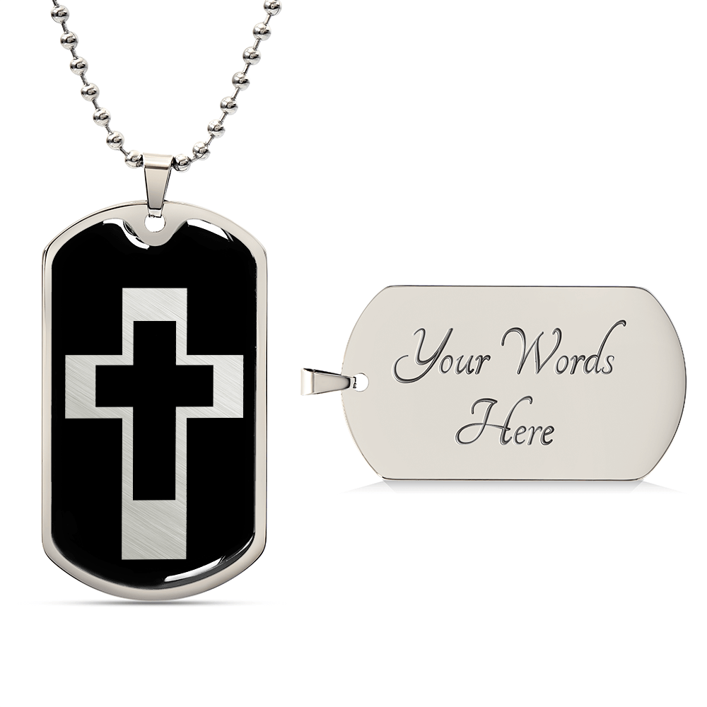 Double Cross Necklace