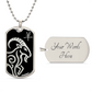 Year of the Water Goat Dog Tag Necklace