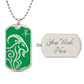 Year of the Wood Goat Dog Tag Necklace