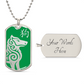 Year of the Wood Dog Dog Tag Necklace