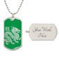 Year of the Wood Dragon Dog Tag Necklace